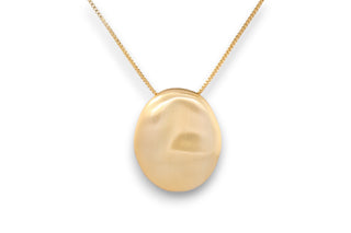 Singularity Oval Pendant Necklace - Big