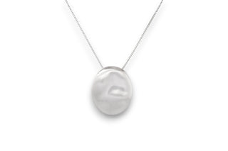 Singularity Oval Pendant Necklace - Big