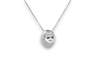 Singularity Oval Pendant Necklace - Small