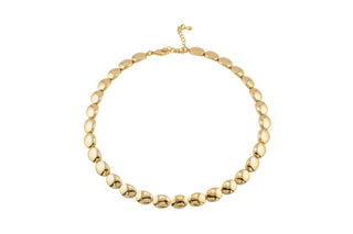 Nova Disk Chain Collar Necklace